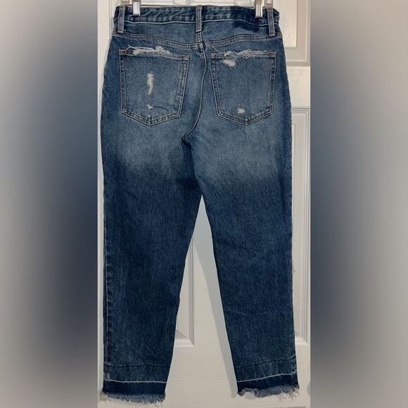 Abercrombie & Fitch Jeans - Annie High Rise Girlfriend - Size 29/8R  Distressed - Picture 2 of 3